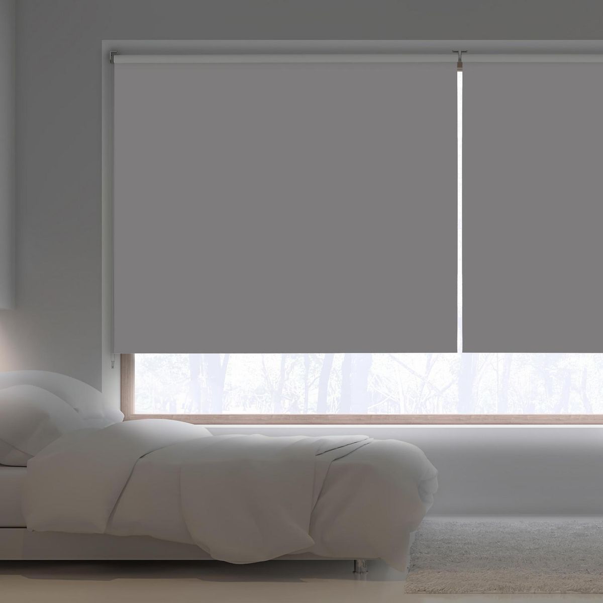 VIEWTEX - Cortina Roller Black Out Solpor Gris