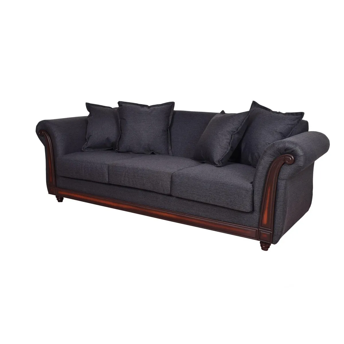 MASEL - Sofá 3 cuerpos Sofa 208x82x94 cm Esmirna