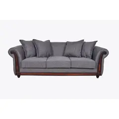 MASEL - Sofá 3 cuerpos Sofa 208x82x94 cm Esmirna