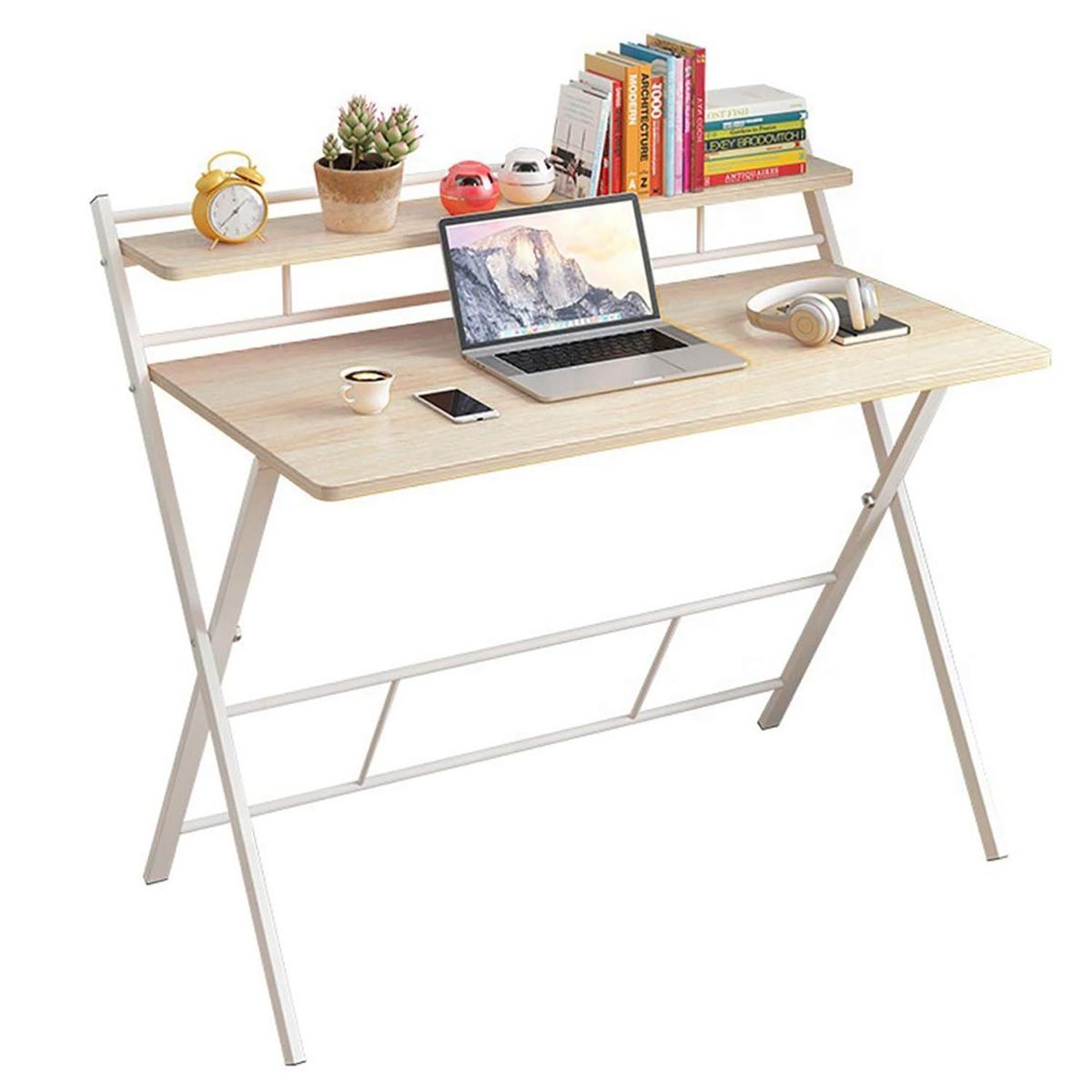 IMPORTADORA USA - Escritorio mesa plegable multiusos 100x50 cm