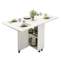 Mesa de Comedor Plegable Blanco 140x80x77 cm