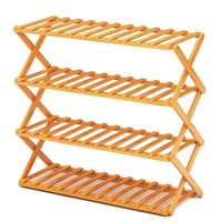 Estante Zapatero 4 Nivel(es) 70x68x25 cm Café