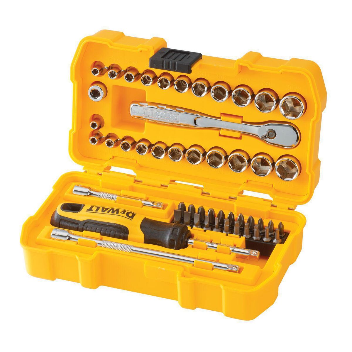 DEWALT - Set Herramientas Mecánicas 1/4’’ 50 Piezas Hexagonal