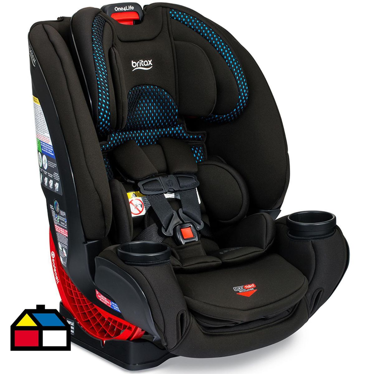 BRITAX - Silla de auto Convertible One4life Coolflow Teal.