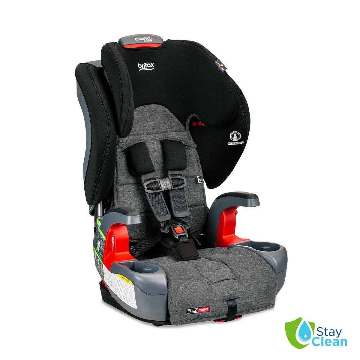 BRITAX - Silla Auto Britax Grow With You Ct Inoxidable Hasta 54.4 Kg