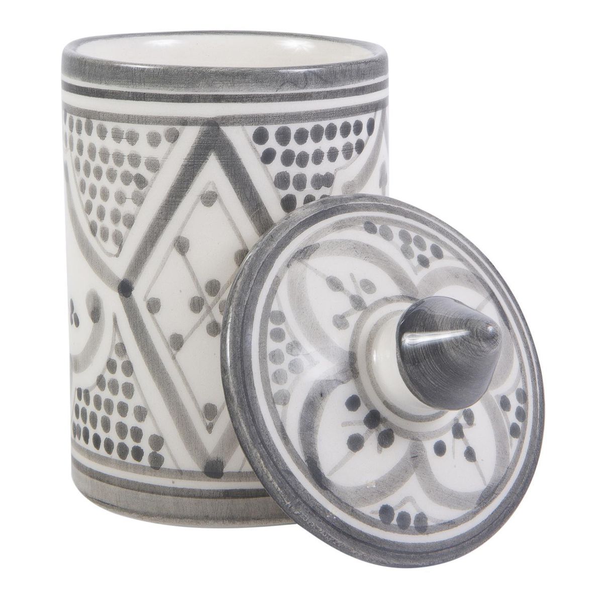 KELIM CASA GITANA - Azucarero Marroquí Kelim Casa Gitana 300 ml Gris