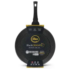 ILKO - Sartén 26 cm Aluminio Negro