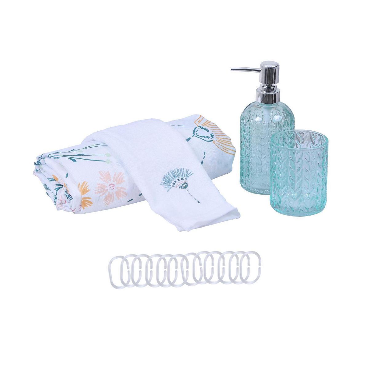 MASHINI - Set cortina 6 piezas acacia