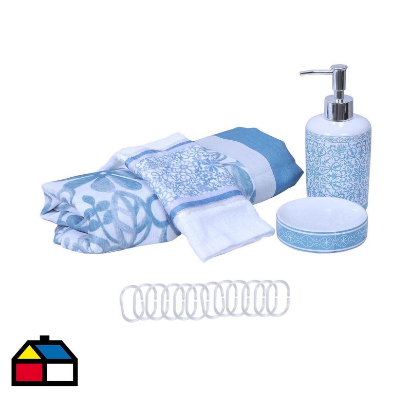 MASHINI - Set cortina 6 piezas olmo