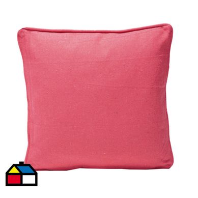 Cojn deco denim 40x40 cm coral