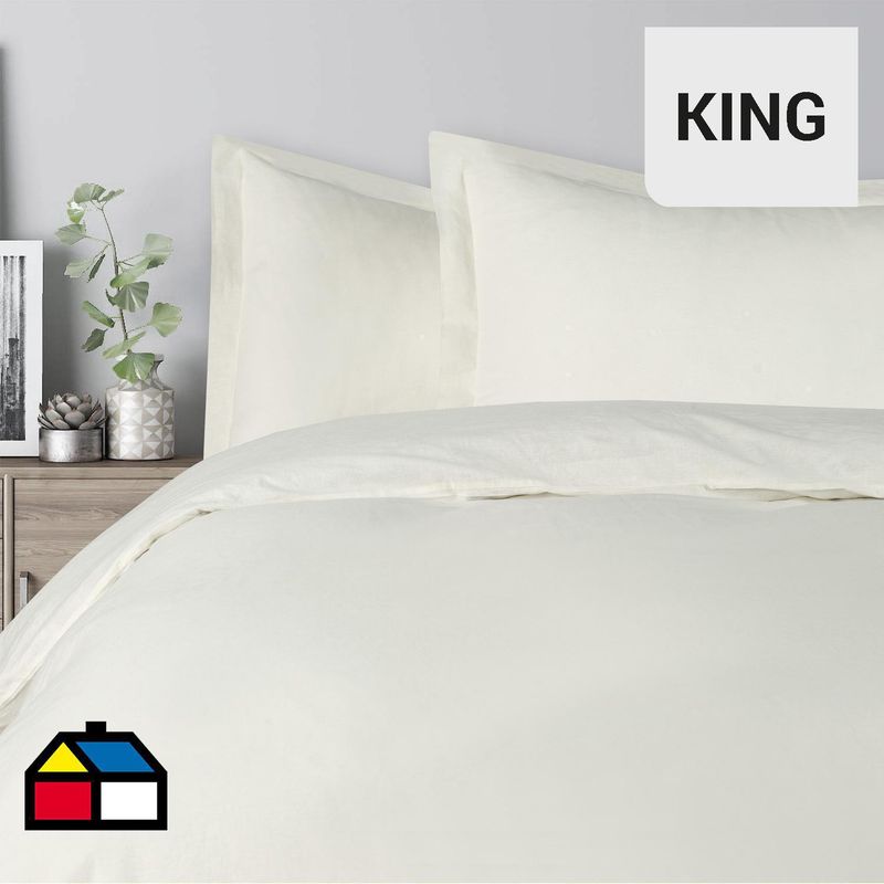 DIB - Funda de Plumón King Lino Beige