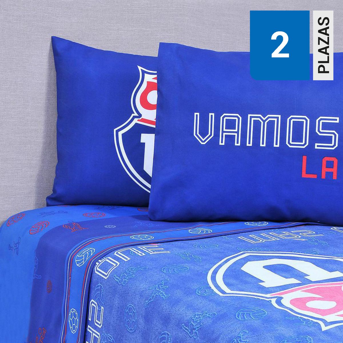 U DE CHILE - Juego sábana U de Chile classic 2 plazas