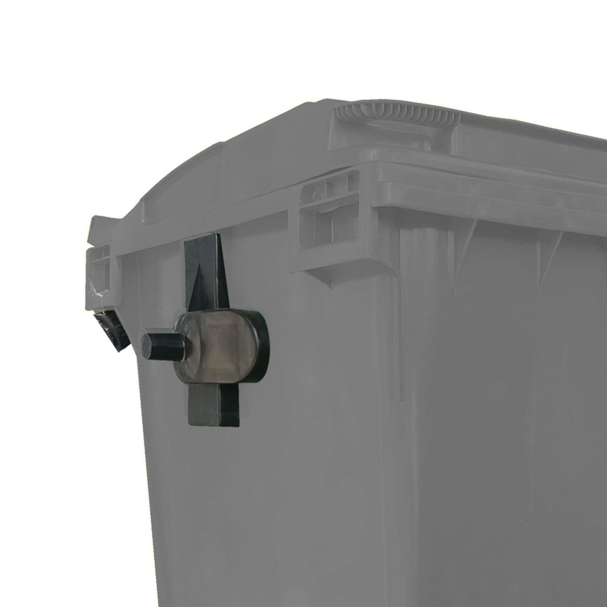 LORENZINI - Basurero Lorenzini 1100 Litros Hdpe Gris Con Ruedas