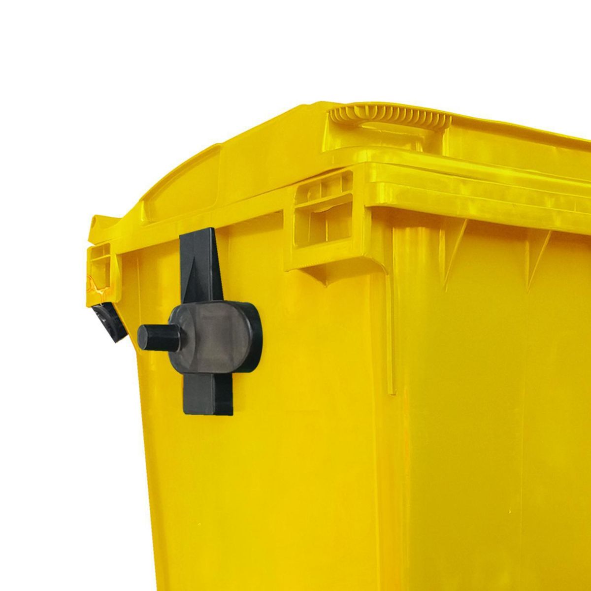 LORENZINI - Basurero Lorenzini 1100 Litros de Alta Densidad Amarillo