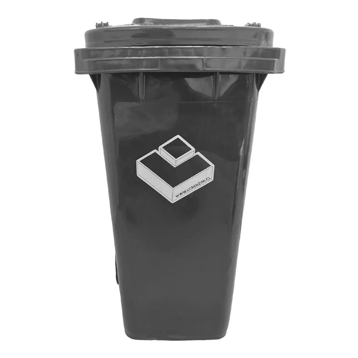 LORENZINI - Basurero Lorenzini 120 Litros Alta Densidad Gris
