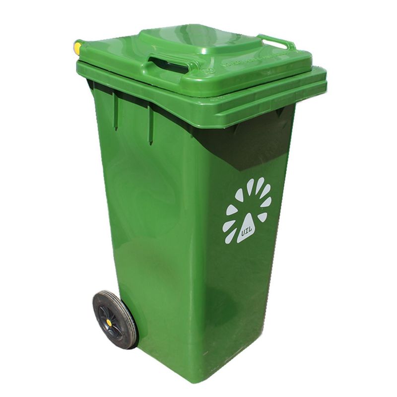 LORENZINI - Basurero 120 Litros Polietileno de alta densidad Verde