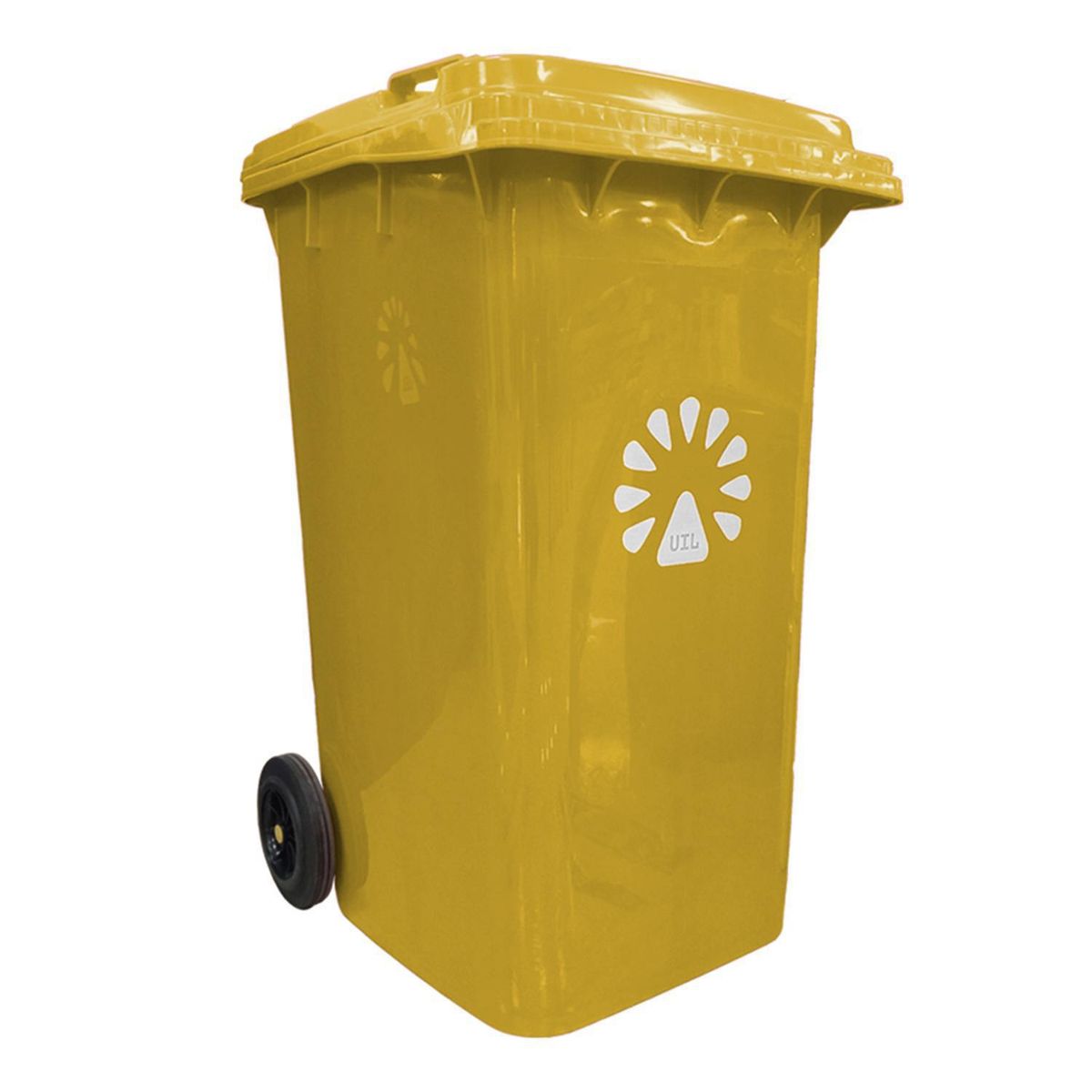 LORENZINI - Basurero Lorenzini 240 Litros Alta Densidad Amarillo