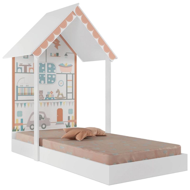 VEKKAHOME - Mini Cama Especial Home  Blanco