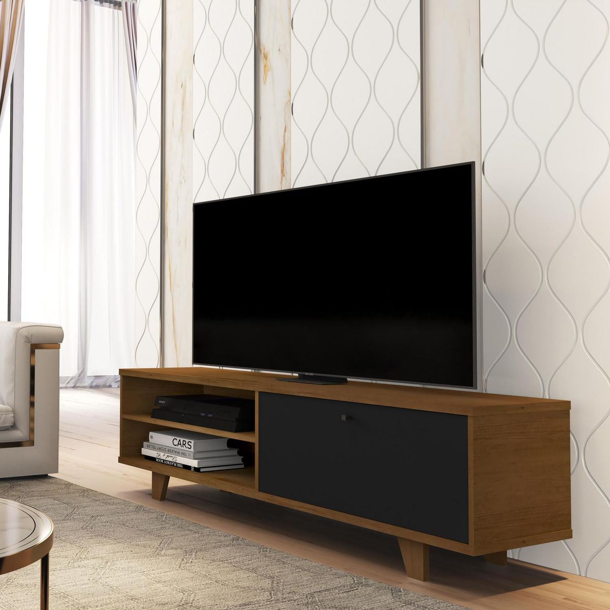 BE DESIGN - Buffet Be caramelo negro