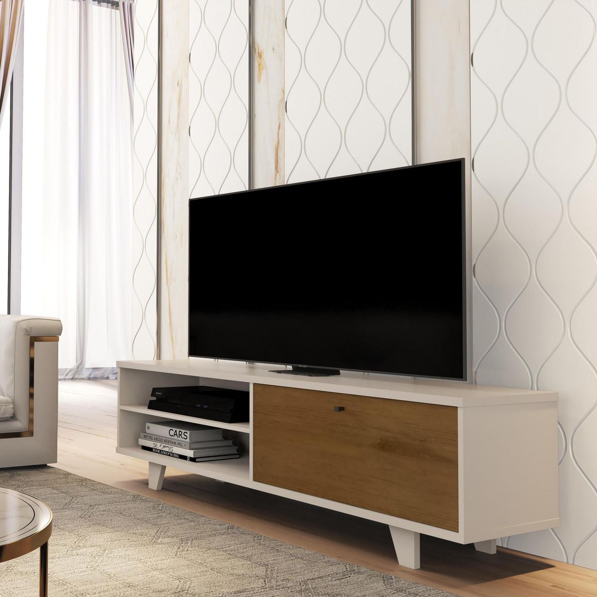 BE DESIGN - Buffet Be perla caramelo