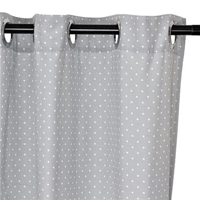 Cortina Lona Espaola Matilde Gris 140x225  cm