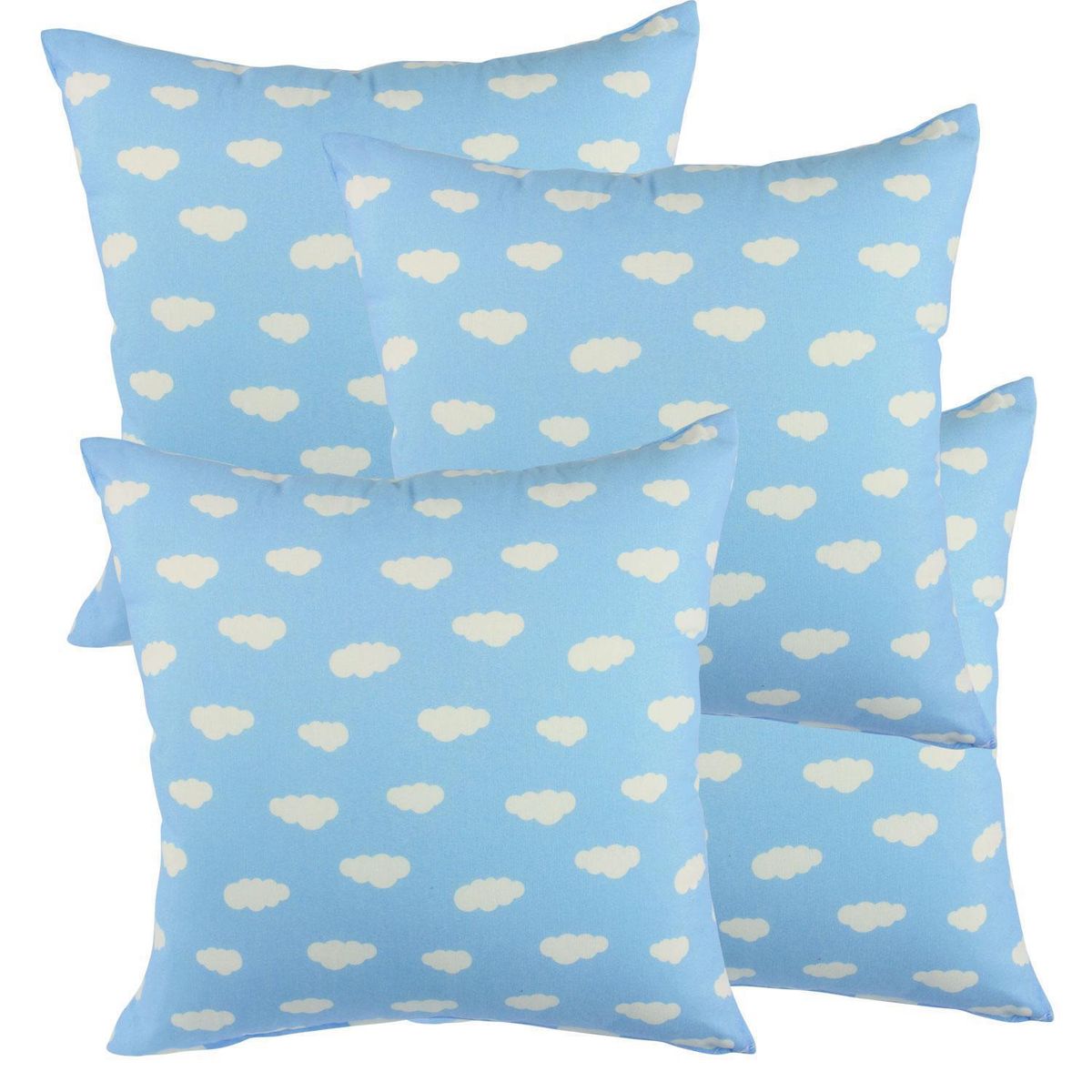 MASEL - Set de 4 Cojines Lona Estampado 50x50 cm