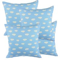 Set de 4 Cojines Lona Estampado 50x50 cm