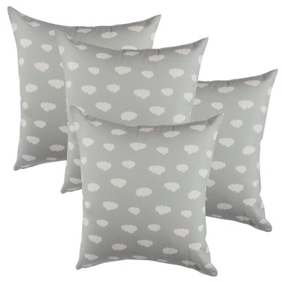 Imagen 2 del producto Set de 4 Cojines Lona Estampado 50x50 cm