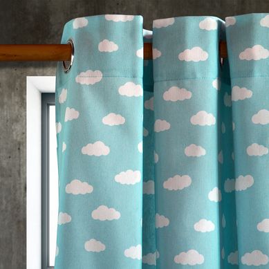 Cortina Lona Espaola Nube Jade 140x225  cm