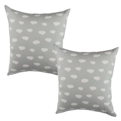 Set de 2 Cojines Lona Estampado 50x50 cm
