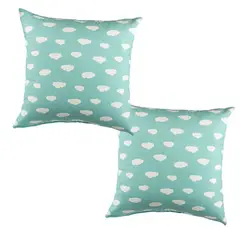 MASEL - Set de 2 Cojines Lona Estampado 50x50 cm