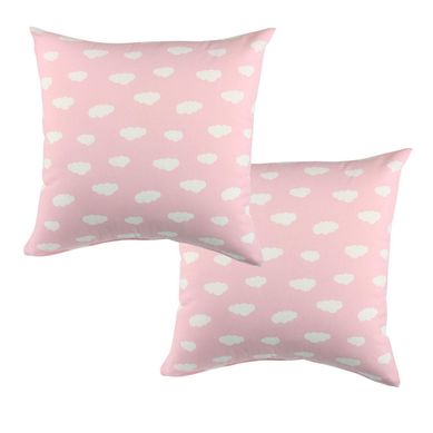 Set de 2 Cojines Lona Estampado 50x50 cm