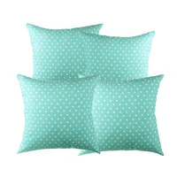 Set De 4 Cojínes Lona Estampado Jade 50x50 cm