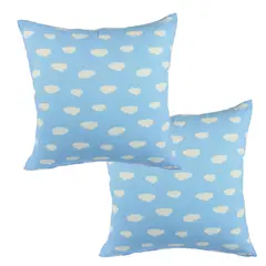 MASEL - Set de 2 Cojines Lona Estampado 50x50 cm