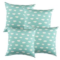 Set de 4 Cojines Lona Estampado 50x50 cm