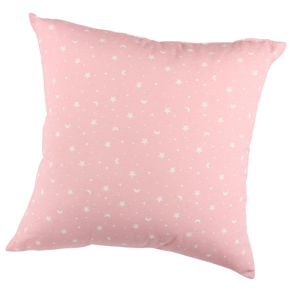 MASEL - Set De 4 Cojínes Lona Estampado Rosa 50x50 cm