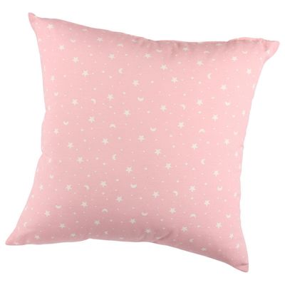 Imagen 2 del producto Set De 4 Cojínes Lona Estampado Rosa 50x50 cm