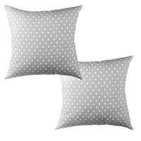 Set de 2 Cojines Lona Estampado 50x50 cm