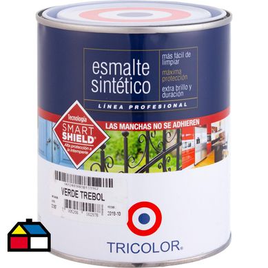 Esmalte sinttico brillante 1/4 gl verde trbol