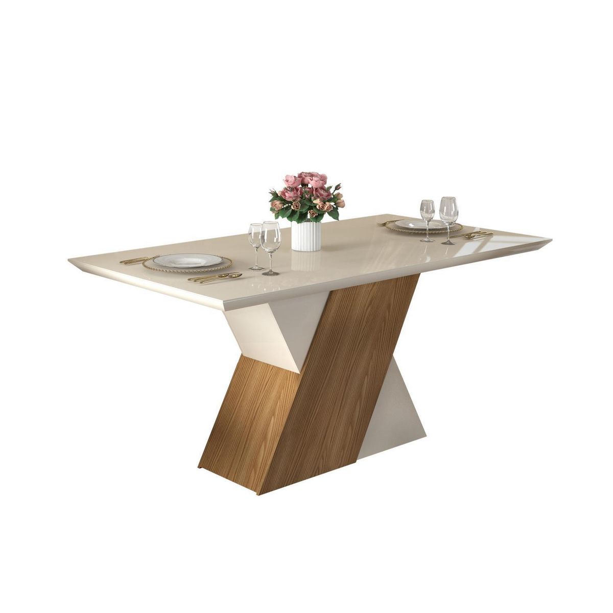 VEKKAHOME - Juego de Comedor Sídney 6 Sillas Mesa Rectangular 90x79,5x170 cm Café