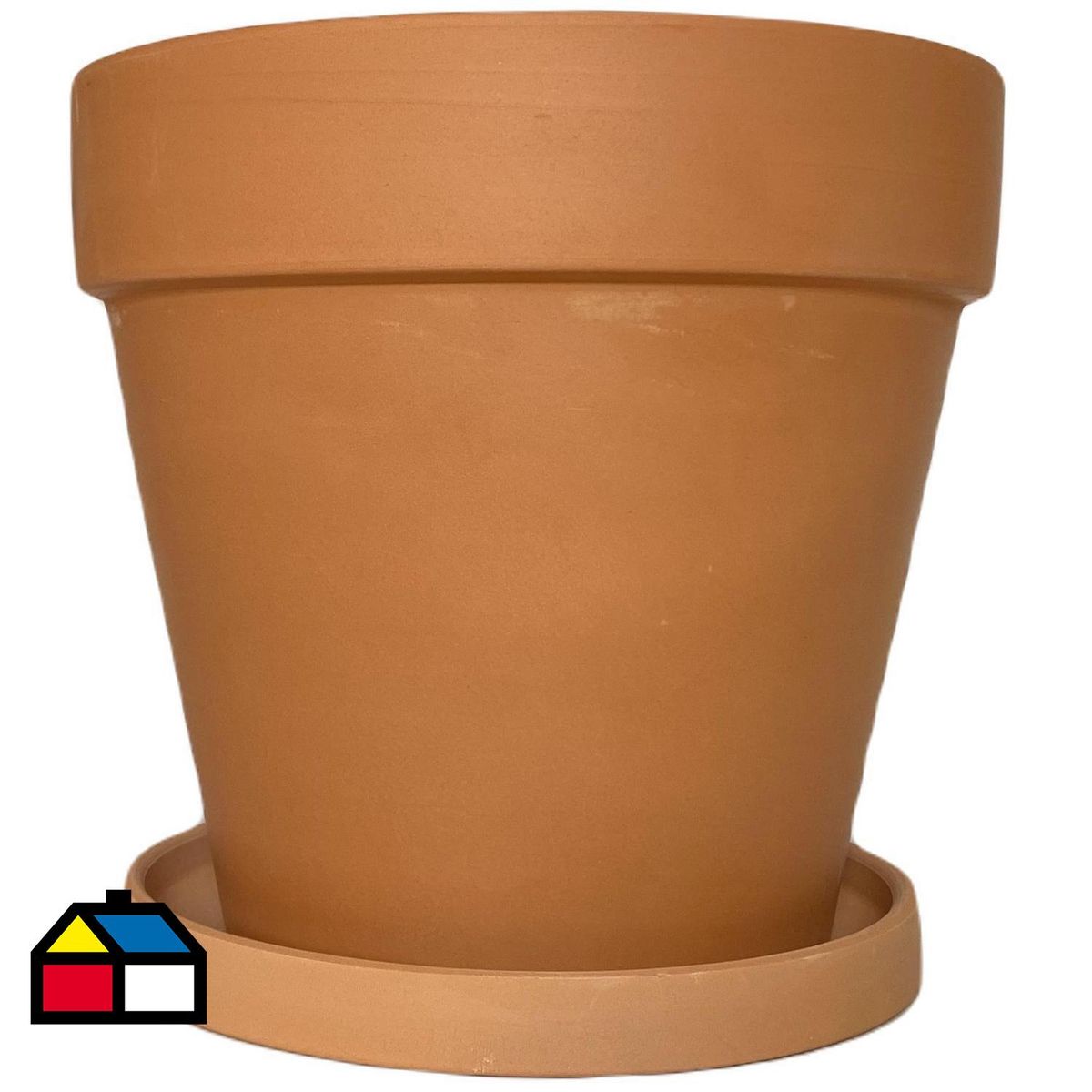 DECOGREEN - Macetero Terracota Clásica de Arcilla 18.5x12.4 Terracota