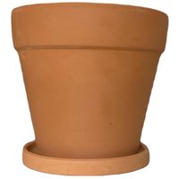 Macetero Terracota Clásica de Arcilla 15.5x12.4 Terracota