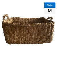 Canasto Rectangular Mumbai 34X25X16 Cm Decorativo Hogar