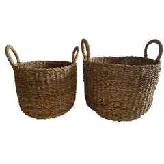 DECOGREEN - Set De 2 Cestos Organizadores Delhi Para Jardín