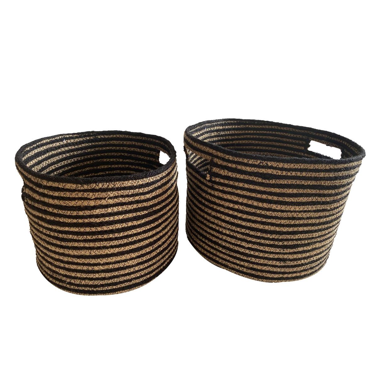 DECOGREEN - Set de 2 Cestos Calcuta M 27x24 cm y L 32x24 cm