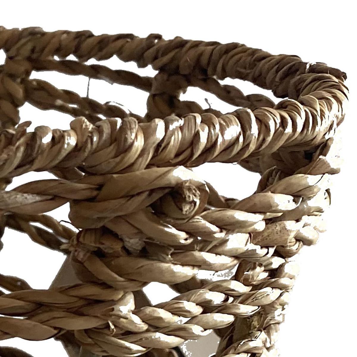 DECOGREEN - Set de 3 Cestos Bangalore S 25x20X14 cm, M 30x25X17 cm y L 35x30X20cm