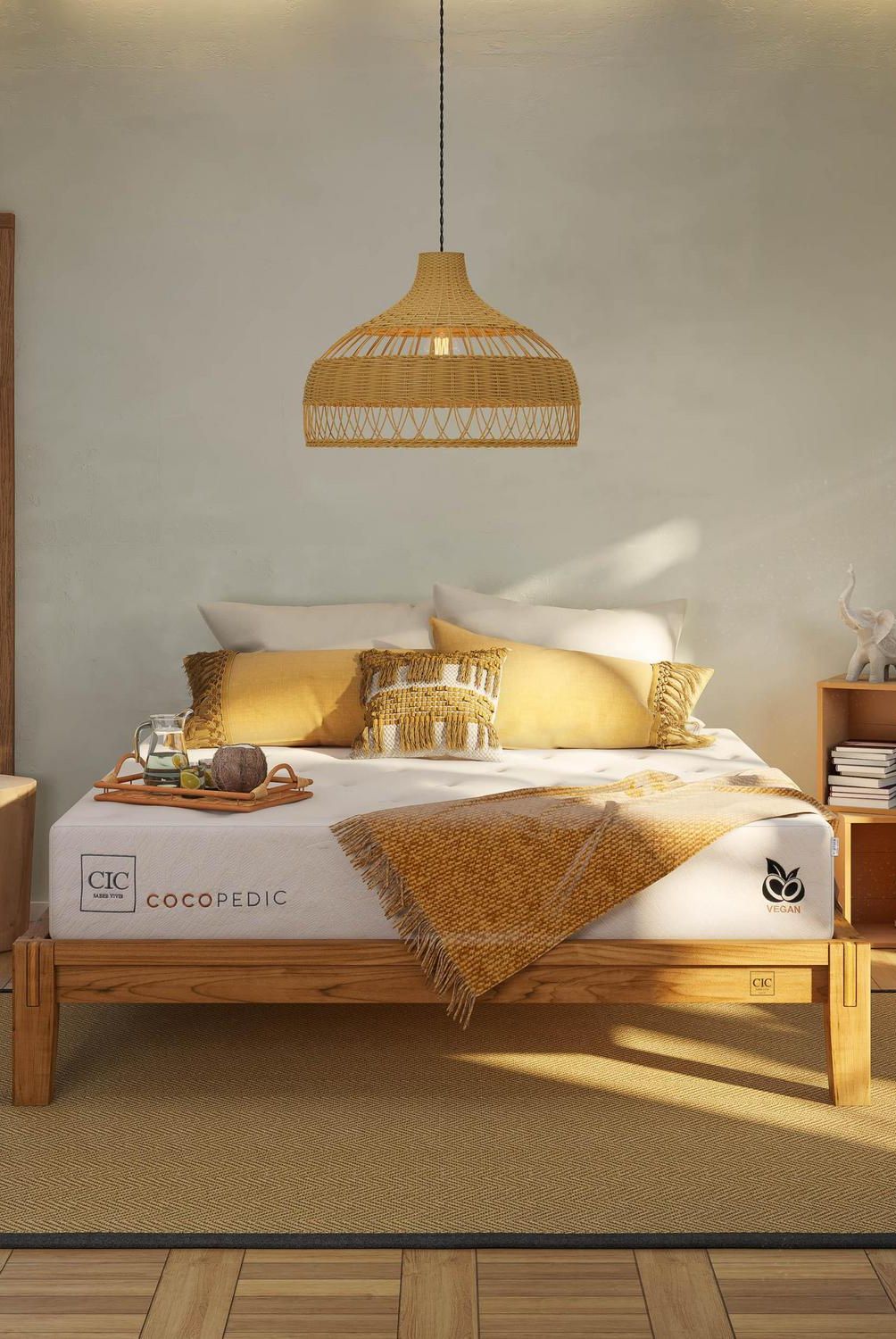 CIC - Cama 2 Plazas Europea Cocopedic Blanco