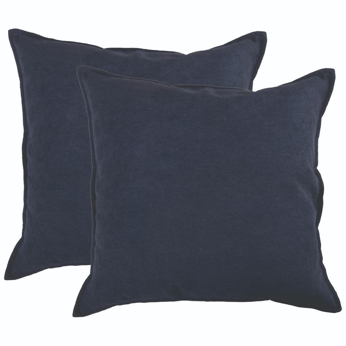 INES JOHNSON - Pack cojín maxi azul 60x60 cm