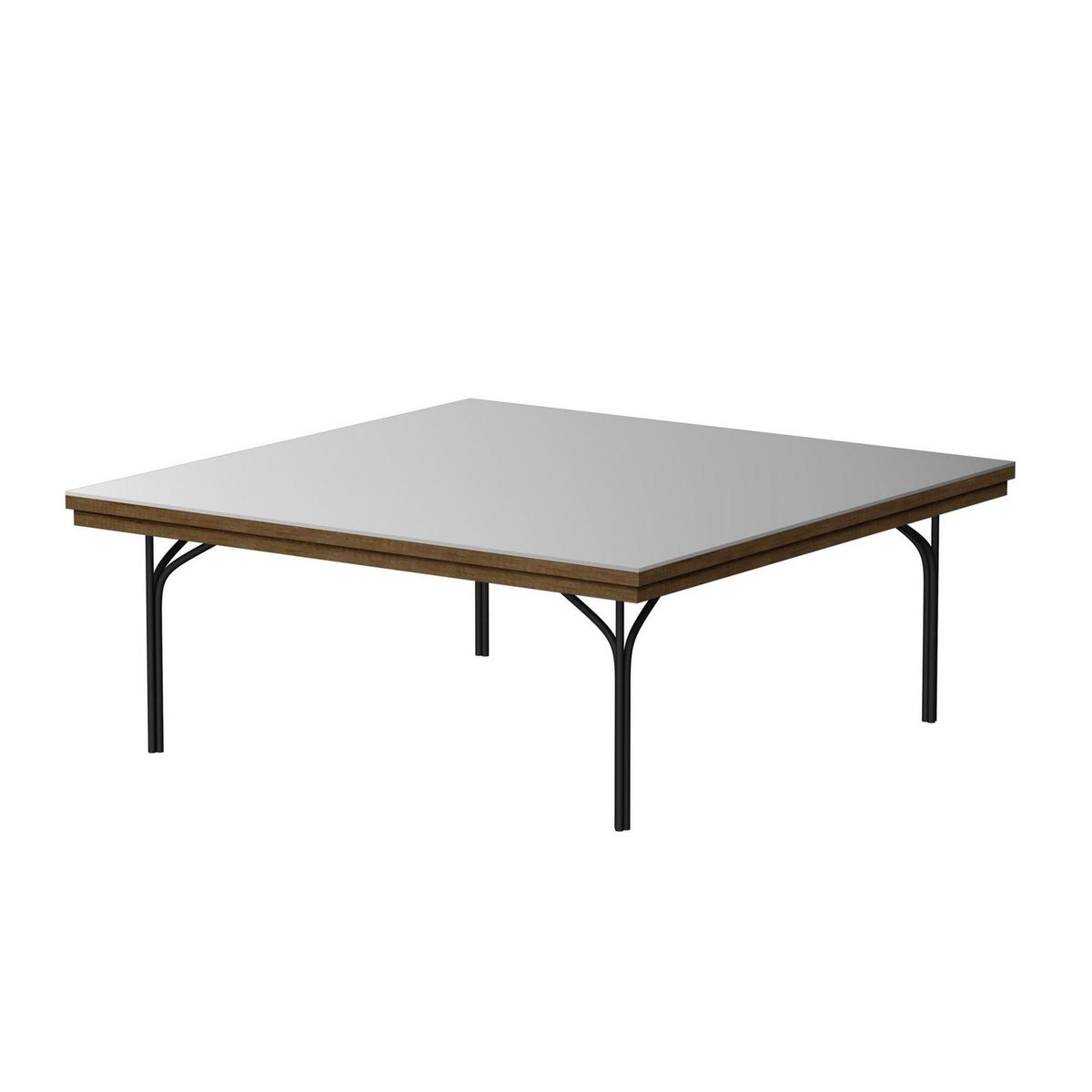 BE DESIGN - Mesa de centro espejo Be canela