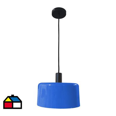 Lmpara de colgar Bom azul E27.